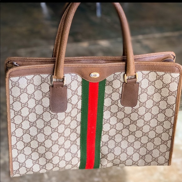 Authentic GUCCI handbag VINTAGE - Picture 1 of 1